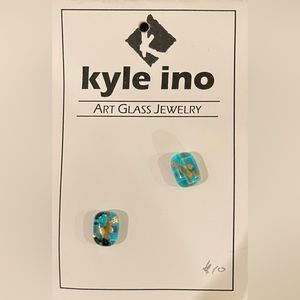 Glass earrings - Kyle Ino